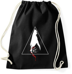 printfashion Véres kéz - Sportzsák, Tornazsák - Fekete (1008125)