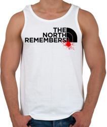 printfashion The North Remembers - Férfi atléta - Fehér (1531645)