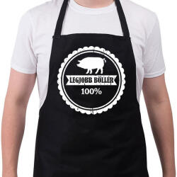 printfashion Böllérek gyöngye - Kötény - Fekete (4932441)