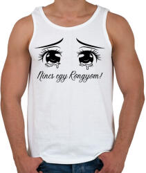 printfashion Nincs egy rongyom! - Férfi atléta - Fehér (12064246)