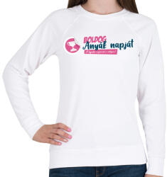 printfashion A legjobb anya a világon - Női pulóver - Fehér (4814232)