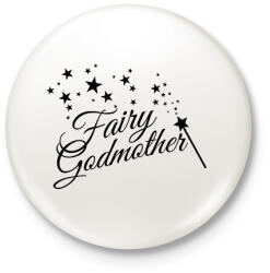 printfashion Fairy Godmother - Kitűző, hűtőmágnes - Fehér (16552518)