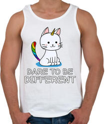 printfashion Dare to be different - Férfi atléta - Fehér (9459676)