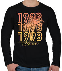 printfashion 1993 - Férfi hosszú ujjú póló - Fekete (12235066)