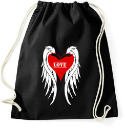 printfashion Angel - Sportzsák, Tornazsák - Fekete (15092438)