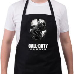 printfashion COD: Ghosts - Kötény - Fekete (4935348)