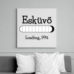 printfashion Esküvő loading. . . 99% - Vászonkép - Fehér (6640396)