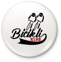 printfashion Bicikli Klub - Kitűző, hűtőmágnes - Fehér (16401557)