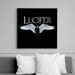 printfashion Lucifer - Vászonkép - Fekete (6654432)