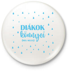 printfashion Diákok könnyei - Bögre - Kitűző, hűtőmágnes - Fehér (7022346)