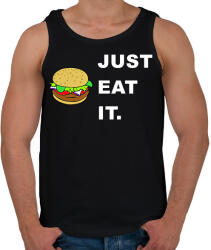 printfashion just eat it - Férfi atléta - Fekete (1569842)
