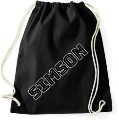 printfashion SIMSON - Sportzsák, Tornazsák - Fekete (14208954)