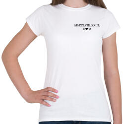 printfashion Római számos évforduló - fekete - Női póló - Fehér (13524036)