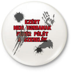 printfashion Fehér póló - Kitűző, hűtőmágnes - Fehér (13778759)