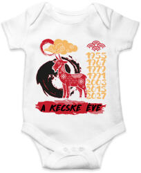 printfashion A kecske éve - Baba Body - Fehér (7615669)
