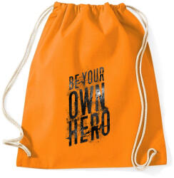 printfashion Saját hősöd - Sportzsák, Tornazsák - Narancssárga (122520)