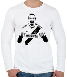 printfashion Zlatan - Férfi hosszú ujjú póló - Fehér (1689870)