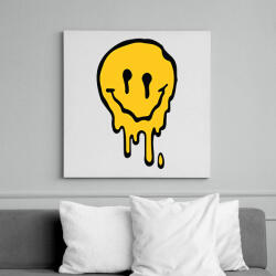 printfashion Rave Smile - Vászonkép - Fehér (6632325)