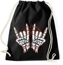 printfashion Rocker csontváz kezek - Sportzsák, Tornazsák - Fekete (11521917)