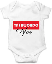 printfashion Taekwondo hero - Baba Body - Fehér (7567993)