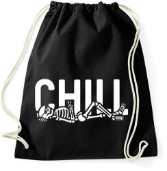 printfashion Chill time - Sportzsák, Tornazsák - Fekete (2231094)