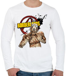 printfashion Borderlands Psycho - Férfi hosszú ujjú póló - Fehér (16367036)