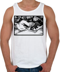 printfashion Streetwear painting - Férfi atléta - Fehér (15887845)