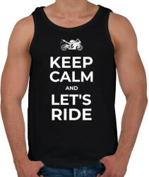 printfashion LET'S RIDE - Férfi atléta - Fekete (10838914)