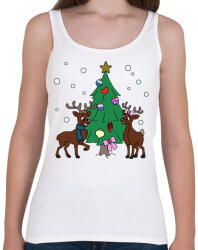 printfashion Christmas - Női atléta - Fehér (10850429)