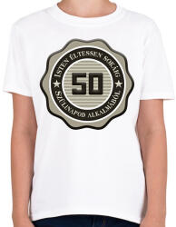 printfashion 50 - Gyerek póló - Fehér (7217737)