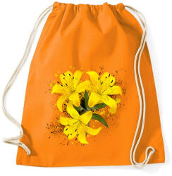printfashion sárga lilom - Sportzsák, Tornazsák - Narancssárga (1701388)