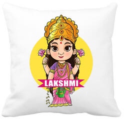 printfashion lakshmi06 - Párnahuzat, Díszpárnahuzat - Fehér (15903489)