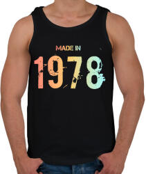printfashion 1978 - Férfi atléta - Fekete (6225549)