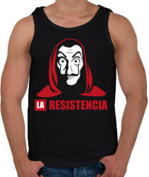 printfashion La casa de papel - resistencia - Férfi atléta - Fekete (5557734)