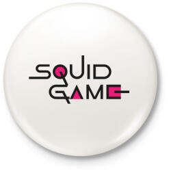 printfashion Squid Game - Logo - Kitűző, hűtőmágnes - Fehér (5472656)