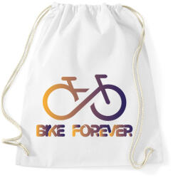 printfashion Bike forever - Sportzsák, Tornazsák - Fehér (7429558)