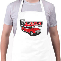 printfashion lada 1200 - Kötény - Fehér (4916234)