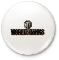 printfashion World of Tanks - Kitűző, hűtőmágnes - Fehér (3088844)