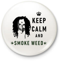 printfashion KEEP CALM2 - Kitűző, hűtőmágnes - Fehér (3080175)