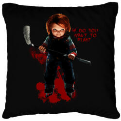 printfashion chucky 3 - Párnahuzat, Díszpárnahuzat - Fekete (5333056)