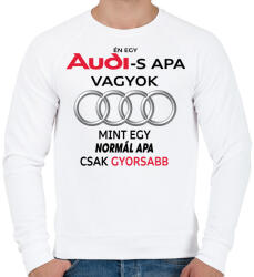 printfashion audika - Férfi pulóver - Fehér (2222218)