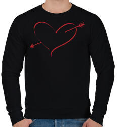 printfashion Love - Férfi pulóver - Fekete (4315454)