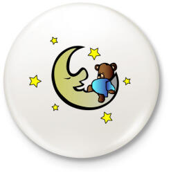 printfashion maci1 - Kitűző, hűtőmágnes - Fehér (3081312)