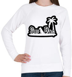 printfashion supdog++ - Női pulóver - Fehér (1587991)