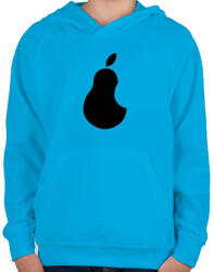 printfashion Pear Black - Gyerek kapucnis pulóver - Azúrkék (1456220)
