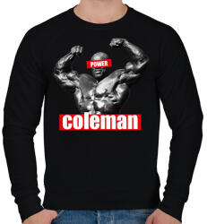 printfashion Coleman power - Férfi pulóver - Fekete (14764943)