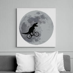 printfashion E. T. rex - Vászonkép - Fehér (6622402)