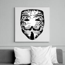 printfashion A maszk - Vérbosszú - Vászonkép - Fehér (6622084)