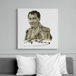 printfashion Napoleon Bonaparte - Vászonkép - Fehér (11390750)