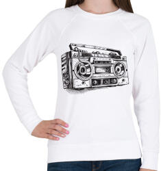 printfashion magnó - Női pulóver - Fehér (15179811)